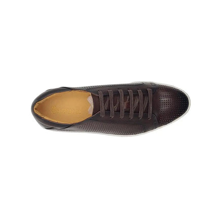 Fashion Lace-up Leather Sneaker - Image 5