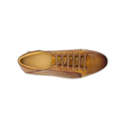 Fashion Lace-up Leather Sneaker - Image 12