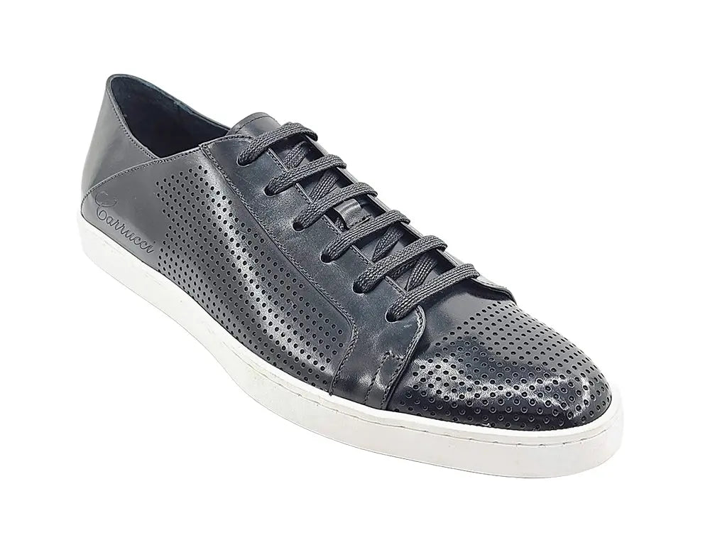 Fashion Lace-up Leather Sneaker - Image 14