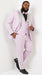 Gray and Pink Prom Tuxedo - Perfect Wedding Suit Vested rhinestone sequin Lapelled