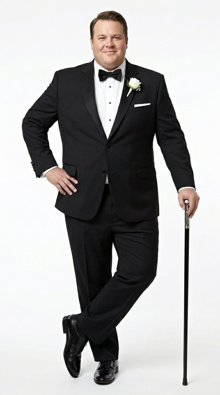 Groomsmen Package Deal Vest & Pants Slacks + Shirt & Tie Set (no Jacket) Black