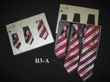 Mytie Father And Sons Burgundy ~ Wine ~ Maroon Color Stain Resistant With Matching Ties Set - Men's Neck Ties - Mens Dress Tie - Trendy Mens Ties