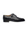 Ferrini Black Men's Wing Tip Italian Lace Up Style Shoe World Best Alligator ~ Gator Skin Belly