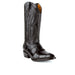 Men's Ferrini ::r Toe:: Alligator Belly Dress Boot in Black
