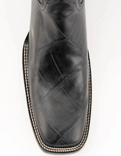 Ferrini Jesse Men's Print Alligator Boots Handcrafted Black 4359304