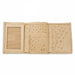 Men's Smooth Ostrich Trifold Wallet in White