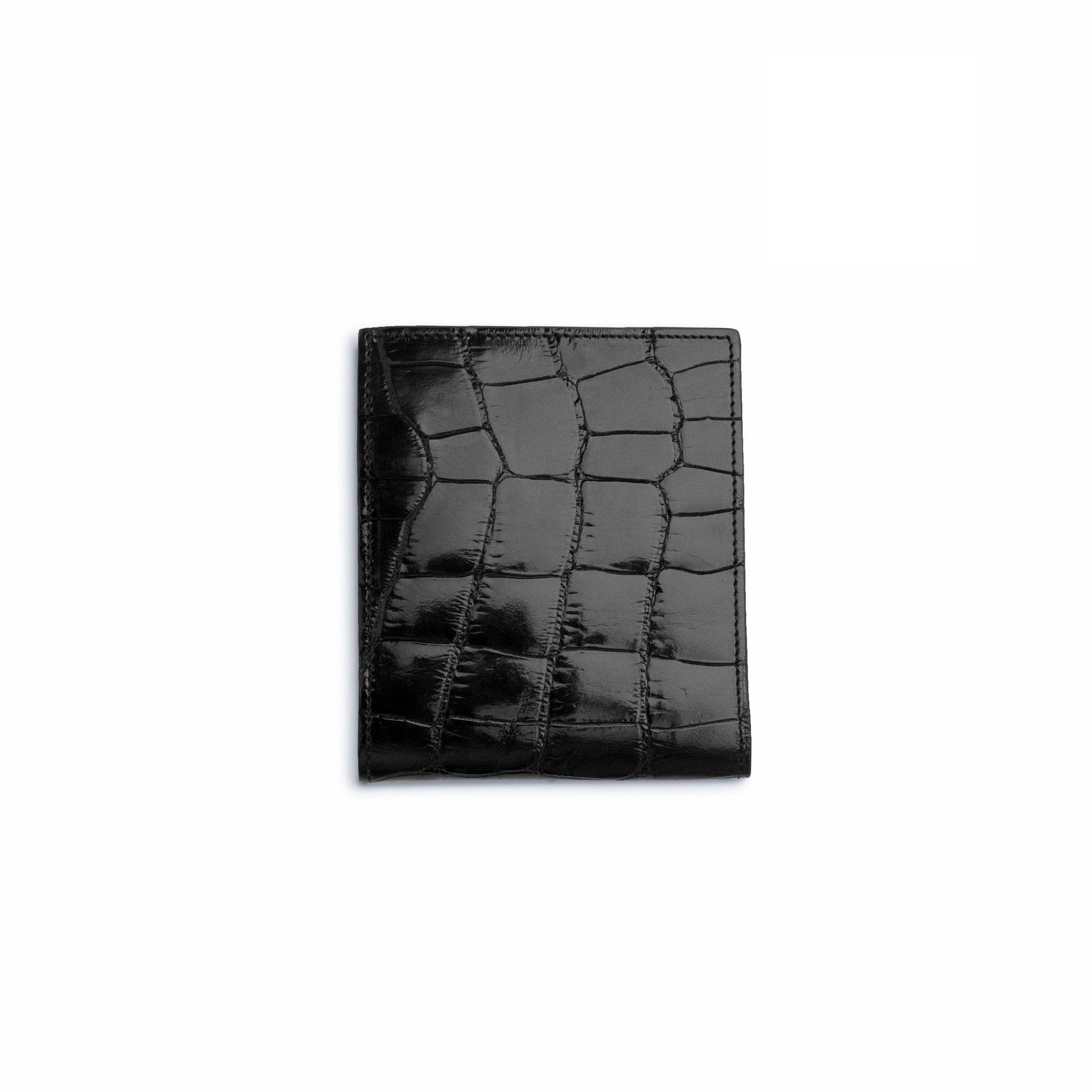 Men's Genuine Exotic Animal Skin Ferrini Hornback Crocodile Card Holder by Ferrini USA - Image 3