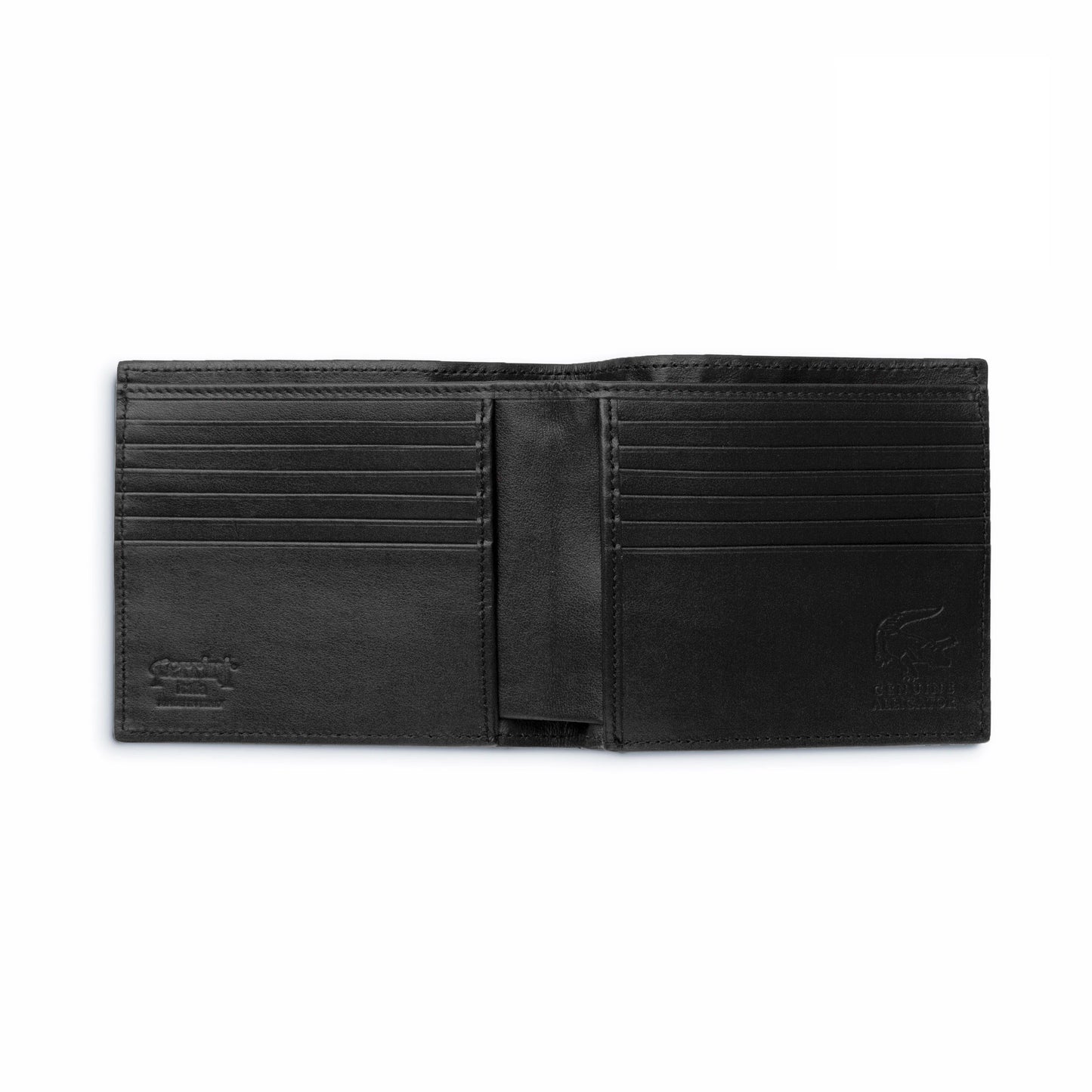 Men's Genuine Exotic Animal Skin Ferrini Hornback Crocodile Card Holder by Ferrini USA - Image 2