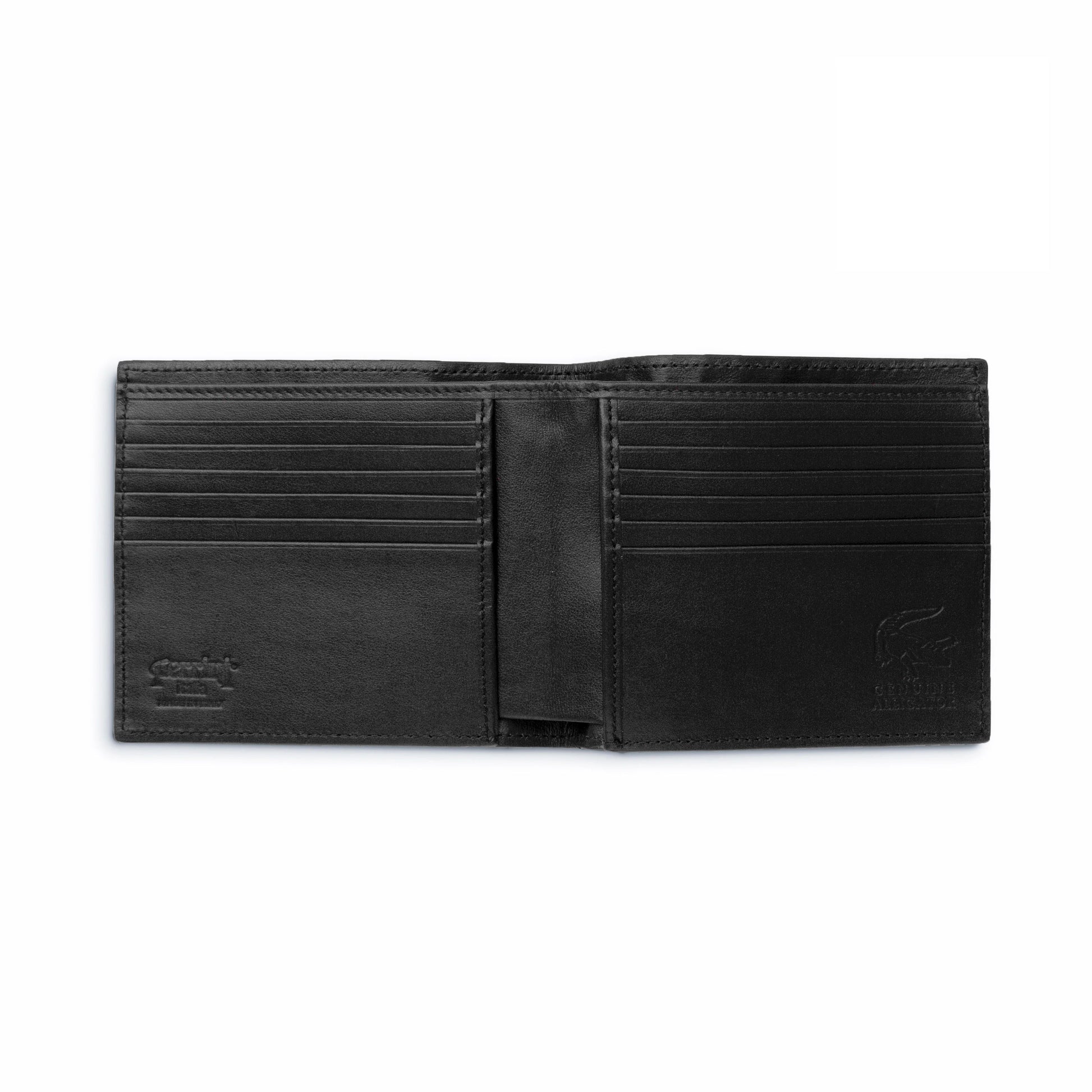 Men's Genuine Exotic Animal Skin Ferrini Hornback Crocodile Card Holder by Ferrini USA - Image 2