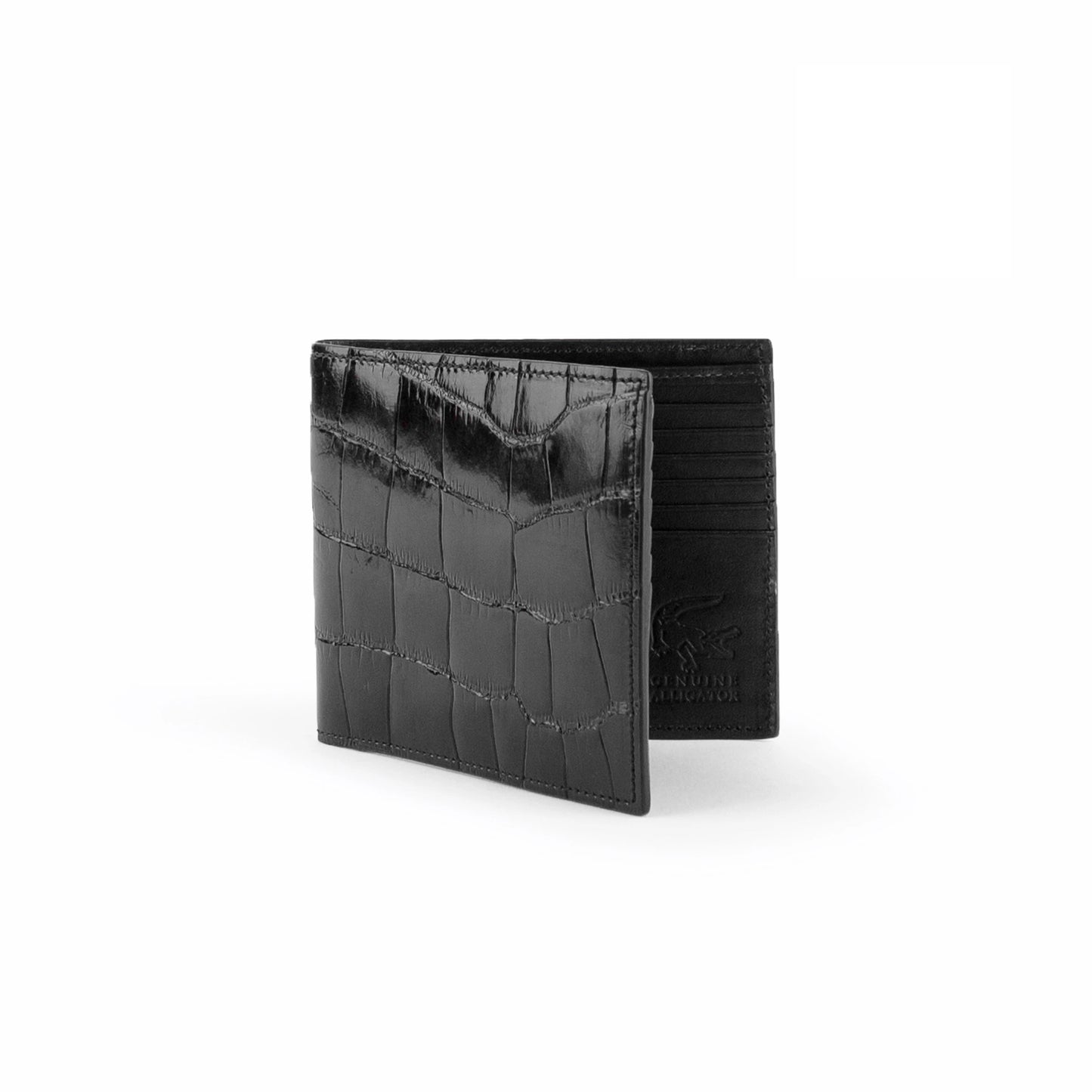 Men's Genuine Exotic Animal Skin Ferrini Hornback Crocodile Card Holder by Ferrini USA