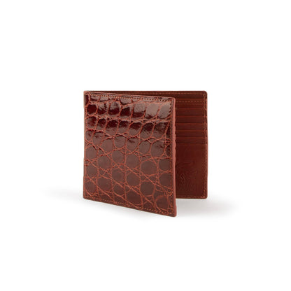 Men's Genuine Exotic Animal Skin Ferrini Hornback Crocodile Card Holder by Ferrini USA