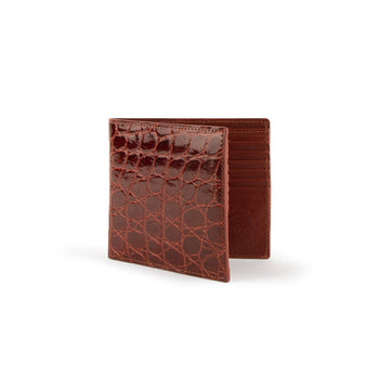 Men's Genuine Exotic Animal Skin Ferrini Hornback Crocodile Card Holder by Ferrini USA