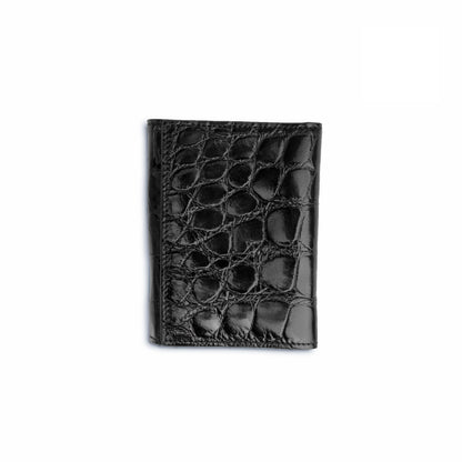 Men's Genuine Exotic Animal Skin Ferrini Hornback Crocodile Card Holder by Ferrini USA - Image 3