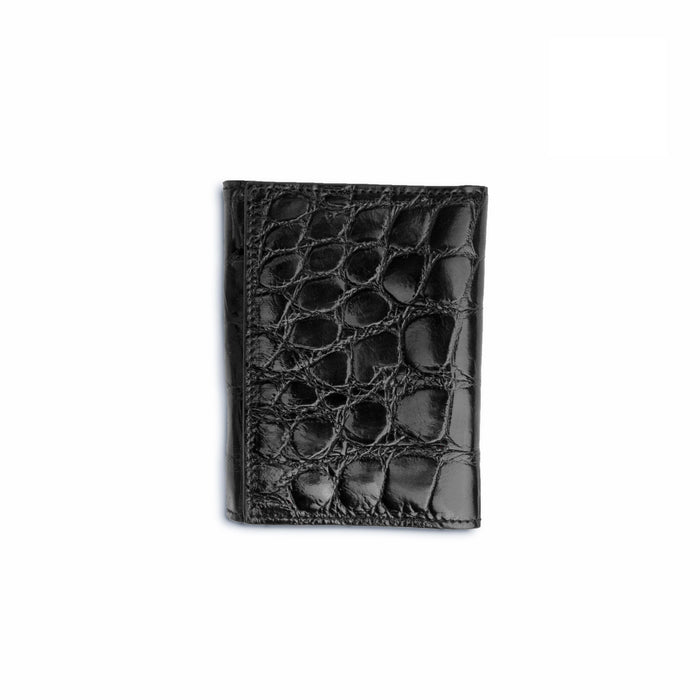 Men's Genuine Exotic Animal Skin Ferrini Hornback Crocodile Card Holder by Ferrini USA - Image 3