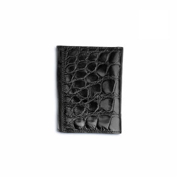 Men's Genuine Exotic Animal Skin Ferrini Hornback Crocodile Card Holder by Ferrini USA - Image 3