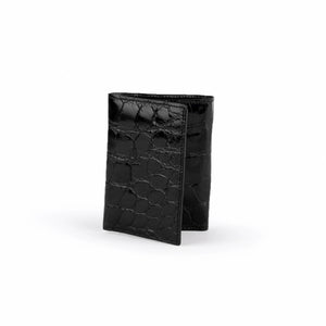 Men's Genuine Exotic Animal Skin Ferrini Hornback Crocodile Card Holder by Ferrini USA