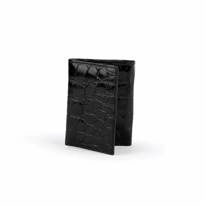 Men's Genuine Exotic Animal Skin Ferrini Hornback Crocodile Card Holder by Ferrini USA
