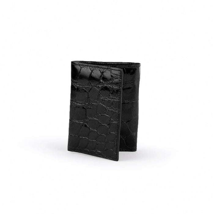 Men's Genuine Exotic Animal Skin Ferrini Hornback Crocodile Card Holder by Ferrini USA