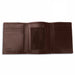 Men's Alligator Trifold Wallet in Brown