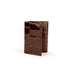 Men's Alligator Trifold Wallet in Brown