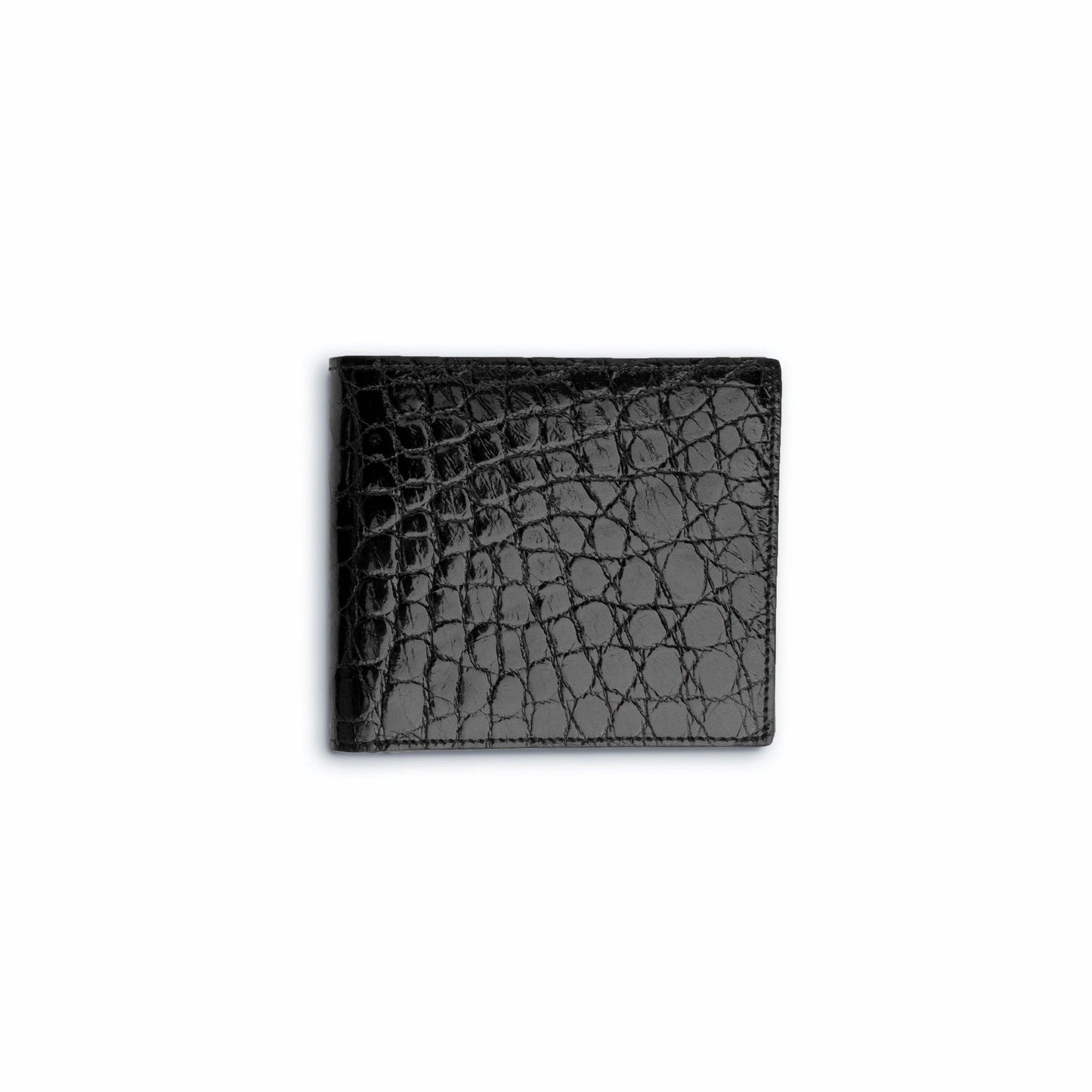 Men's Genuine Exotic Animal Skin Ferrini Hornback Crocodile Card Holder by Ferrini USA - Image 4