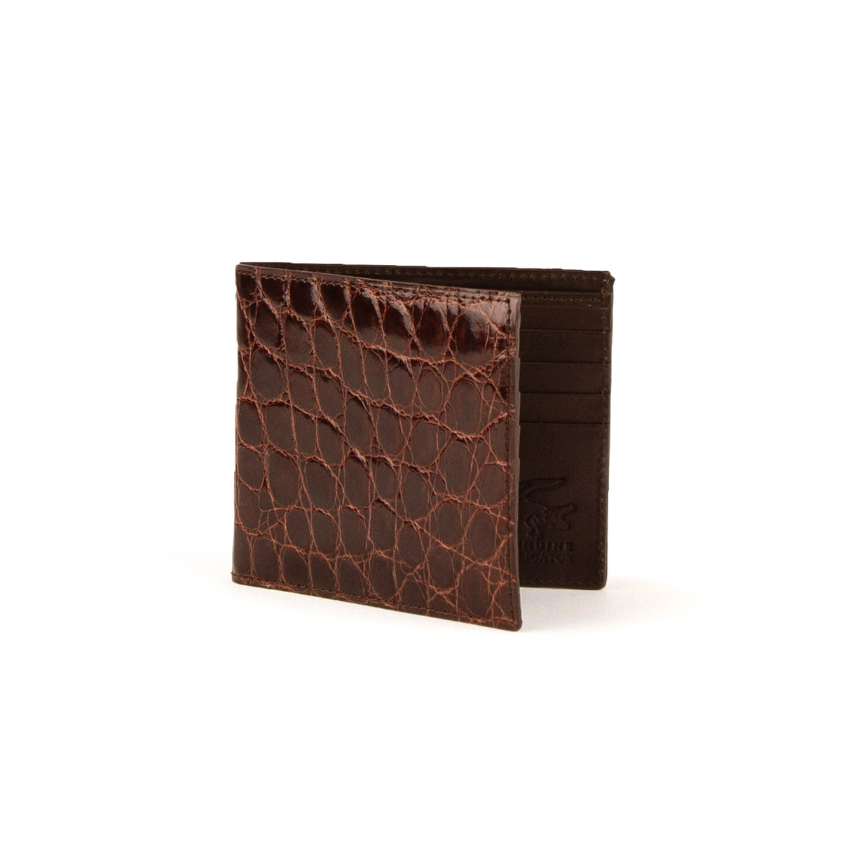 Men'S Alligator Billfold Nicotine main image 1