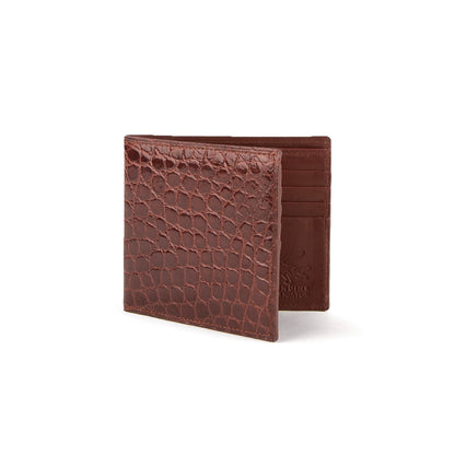 Men's Genuine Exotic Animal Skin Ferrini Hornback Crocodile Card Holder by Ferrini USA