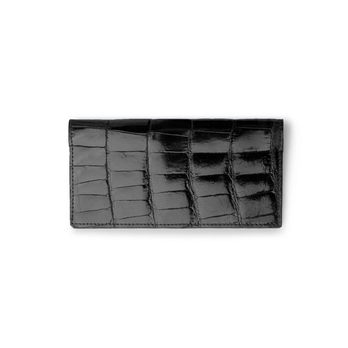 Men's Genuine Exotic Animal Skin Ferrini Hornback Crocodile Card Holder by Ferrini USA - Image 3