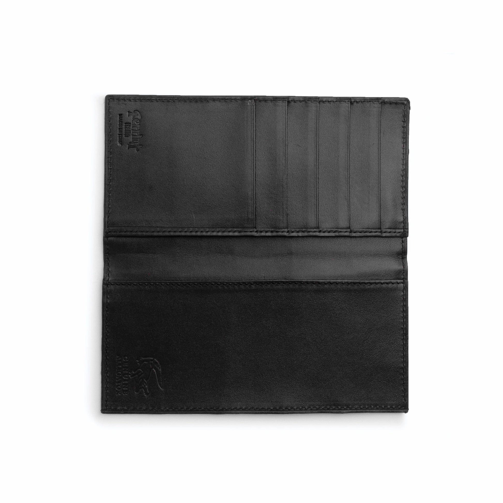 Men's Genuine Exotic Animal Skin Ferrini Hornback Crocodile Card Holder by Ferrini USA - Image 2
