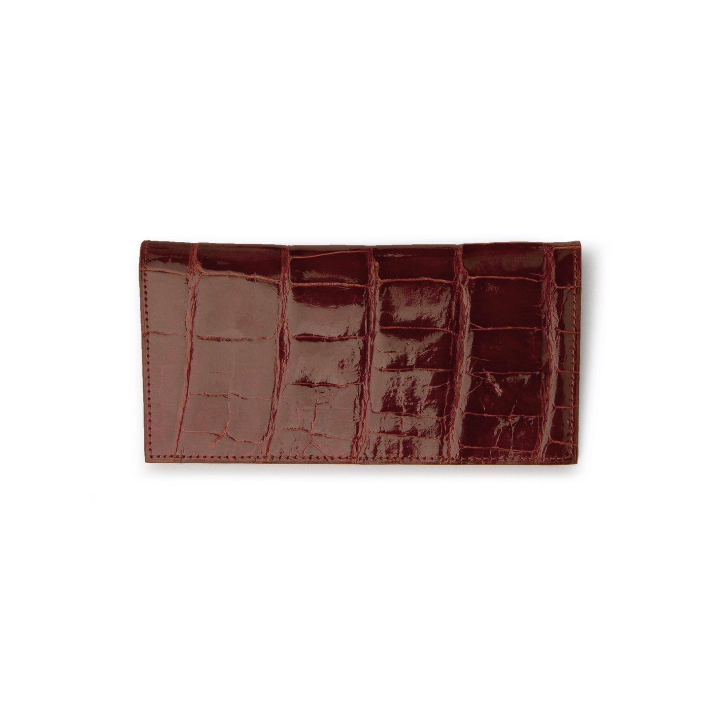 Men's Genuine Exotic Animal Skin Ferrini Hornback Crocodile Card Holder by Ferrini USA - Image 3
