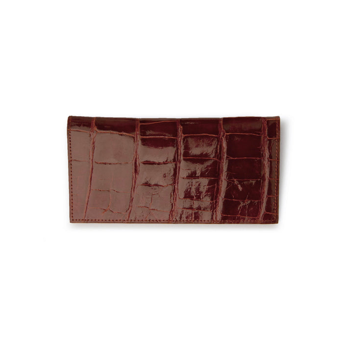 Men's Genuine Exotic Animal Skin Ferrini Hornback Crocodile Card Holder by Ferrini USA - Image 3