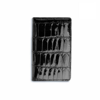Men's Genuine Exotic Animal Skin Ferrini Hornback Crocodile Card Holder by Ferrini USA - Image 3