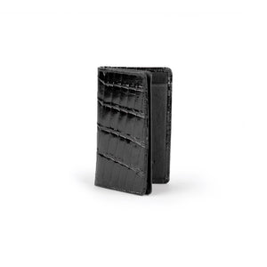 Men's Genuine Exotic Animal Skin Ferrini Hornback Crocodile Card Holder by Ferrini USA