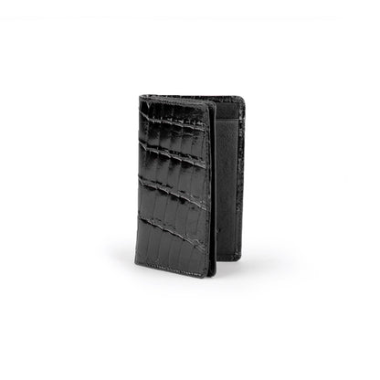 Men's Genuine Exotic Animal Skin Ferrini Hornback Crocodile Card Holder by Ferrini USA