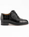 Ferrini Shoes - Mens Alligator Dress Shoe - Ferrini 4234 Alligator Cap Toe Shoes Black