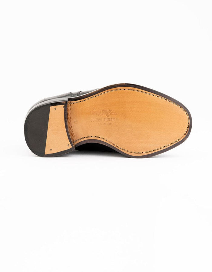 Men's Genuine Exotic Animal Skin Ferrini Hornback Crocodile Card Holder by Ferrini USA - Image 2
