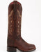 Ferrini Women's Toro Square Toe Boots Handcrafted - Brown
