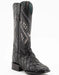 Ferrini Bronco Men's Print Pirarucu Fish Boots Handcrafted Black