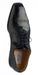 Mens Black Italian Alligator Shoes Ferrini Cap Toe Shoe