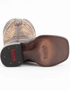 Men's Genuine Exotic Animal Skin Ferrini Hornback Crocodile Card Holder by Ferrini USA