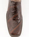 Ferrini Women's Jesse Square Toe Boots Alligator Print - Chocolate