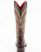 Ferrini Women's Jesse Square Toe Boots Alligator Print - Chocolate