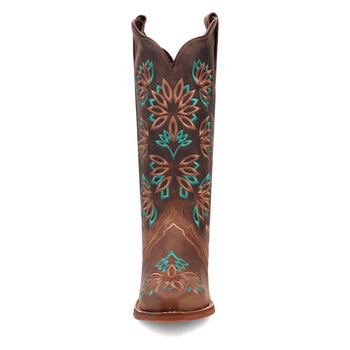 Laredo Filly Tobacco Leather Snip Toe Women Boots - Image 3
