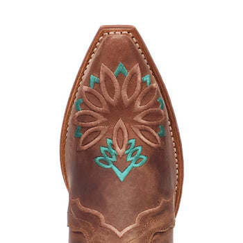 Laredo Filly Tobacco Leather Snip Toe Women Boots - Image 5