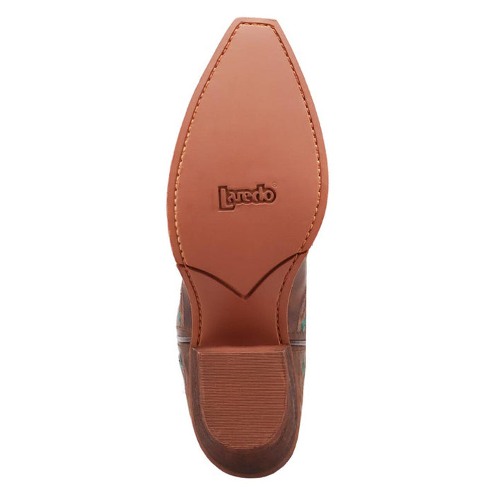 Laredo Filly Tobacco Leather Snip Toe Women Boots
