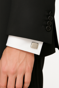 Fitted Slim Fitc Cut Designer 1 Button Tuxedo With Pleated Pants