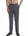 Men s Solid Charcoal Gray Dress Pants Trousers Slacks