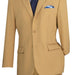 Lucci 2-Button with Flat Front Slacks Budget Suit - Khaki
