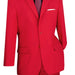 Lucci 2-Button with Flat Front Slacks Budget Suit - Red