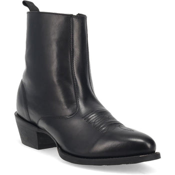 Laredo Fletcher Black Leather Round Toe Boots for Men - Image 2